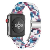 1 x RAW Customer Returns SEURE Compatible with Apple Watch Strap 38mm 40mm 41mm 42mm 44mm 45mm, Women s Men s Watch Strap Colorful Resin Replacement Strap with Stainless Steel Buckle for Series SE 8 7 6 5 4 3 2 1 - RRP €23.8