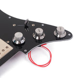 1 x RAW Customer Returns Alnicov Loaded Prewired Pickguard Set SSH Alnico V Single Coil Humbucker Pickup for Fender Strat ST Electric Guitar Replacement Black - RRP €46.99