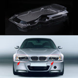 1 x RAW Customer Returns 2pcs Car Headlight Clear Lens Cover 2pcs Lens L R Headlight Replacement Compatible with E46 4D 320i 325i 325xi 330i 330xi 02-05 63126924043 63126924044 - RRP €45.88