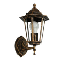 1 x RAW Customer Returns Light experiences outdoor wall lamp aluminum glass in antique copper IP44 garden D 22.5 cm E27 nostalgic lantern standing outdoor outdoor light PARIS - RRP €37.95