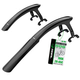 1 x RAW Customer Returns RBRL Bicycle mudguard set, universal mudguard bicycle 28 inches, adjustable and easy to install mudguard wheel protection for gravel bikes, racing bikes  - RRP €32.99