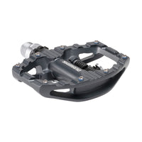 1 x RAW Customer Returns SHIMANO PD-EH500, SPD bicycle pedals, cleat set included, mountain bike, two-sided platform, metal - RRP €73.95