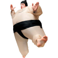 1 x RAW Customer Returns AirSuit Inflatable Costume Sumo Unusual performance costume Premium Quality Size Adult Polyester Pleasantly portable Resistant With inflation system OriginalCup  - RRP €36.38