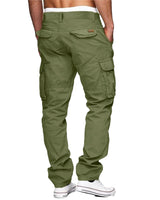 1 x RAW Customer Returns LVCBL Jogging Pants Men Cotton Men Cargo Pants Jogger Pants Leisure Sport Slim Fit Gym Jogging Pants Army Green M - RRP €28.91