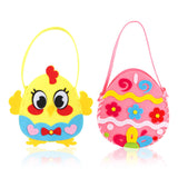 36 x Brand New SULOLI Felt Easter Basket, 2 Pieces Felt Basket for Gifts, Easter Egg and Chick Felt Bag to Fill - RRP €820.8