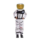 2 x RAW Customer Returns Astronaut Pilot NASA Suit Costume Kit with Helmet Movable Visor for Kids, Boys, Girls, Children Space Role Play Dress up, Classroom, Halloween Party Favors White, Medium  - RRP €92.76