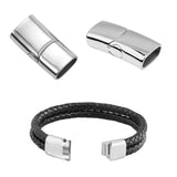 1 x RAW Customer Returns 6 pieces magnetic clasp bracelet, bracelet clasps for crafts, clasp bracelet, jewelry making for jewelry making leather cord necklace belt bracelet jewelry - RRP €16.99