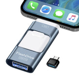 1 x RAW Customer Returns ZARMST 512GB USB Stick for Phone, Memory Stick External Memory Expansion Photo Stick, Flash Drive for Android Mobile Phone Computer Laptop PC, Data Pictures Films Copied with One Click Blue  - RRP €51.42