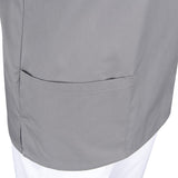 1 x RAW Customer Returns beb Kasack Basic Unisex Medical Slip-On Shirt, Medium Grey, XXL - RRP €22.99