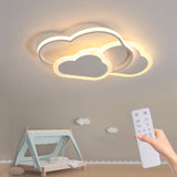 1 x RAW Customer Returns YUEEU LED ceiling light bedroom, children s room lamp ceiling 52 cm cloud ceiling lamp children s lamp, dimmable cloud lamp with remote control, ceiling lights for children, baby room with night light function - RRP €78.68