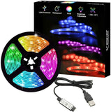 2 x RAW Customer Returns WOWLED TV Backlight RGB LED Strip Lights 1.5m RGB USB LED Strip. - RRP €20.14