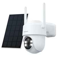 1 x RAW Customer Returns GALAYOU Surveillance Camera Outdoor Battery Solar - 2K PTZ WLAN Camera Surveillance Outdoor with Solar Panel, PIR Motion Detector, 2.4GHz WiFi, Compatible with Alexa R1 - RRP €71.32