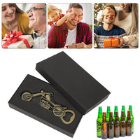 1 x Brand New Punvot Motorcycle Bottle Opener, Motorcycle Beer Opener, With Beautiful Gift Box and Greeting Card, Gifts for Motorcyclists Christmas Gifts Birthday Gift for Men, Dad, Husband, Boyfriend, Grandpa - RRP €20.4