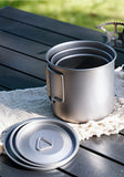 1 x RAW Customer Returns Turbovera Camping Cup Titanium Mug Camping Cups Titanium Outdoor Tea Coffee Camping Tableware 220ml 420ml 220ml  - RRP €20.11