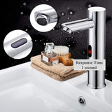 3 x RAW Customer Returns ENCOFT Faucet with Sensor Infrared Faucet Automatic Sensor Cold Water Taps Bathroom Faucet Wash Basin Faucet Kitchen Faucet - RRP €185.97