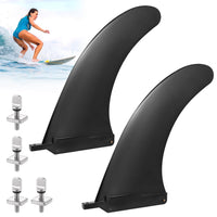 1 x RAW Customer Returns Zocipro 2 Pack Sup Fin, 9 Inch Removable Surfboard SUP Fin with 4 Fin Screws, Surfboard Fin Upgraded Reinforced Nylon Center Fin for Sup Board, Inflatable Kayak, Long Board - RRP €22.99