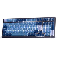 1 x RAW Customer Returns RK ROYAL KLUDGE RK98 Mechanical Keyboard Wireless Gaming Keyboard 2.4G Bluetooth 5.1 USB-C RGB Backlit German Layout QWERTZ 100 Keys Hot Swappable Red Switch, Blue - RRP €91.2