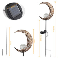 1 x RAW Customer Returns Herefun solar lamp for outdoors, solar moon lamp LED garden light stand solar garden light, solar lights moon garden lamp waterproof garden decoration for outdoors terrace lawn paths yard, decoration garden solar  - RRP €19.67