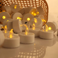 1 x RAW Customer Returns Candlesee Flameless LED Tealight Candles with Battery Operated, Realistic Flickering Light, 24 Pack, Warm Yellow, Up to 200 Hours Burn Time, for Weddings Parties Festivals Home Decoration - RRP €12.7