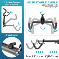 2 x RAW Customer Returns Vousile Folding Adjustable Bike Rack Hooks, Folding Adjustable Bike Rack Hooks for Hanging in Garage Wall Mounted Bike Holder 2 - RRP €47.96