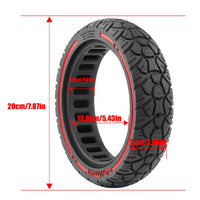 1 x RAW Customer Returns Scooter tires 8.5 inch, scooter off-road tires, scooter solid rubber tires 8 1 2, scooter all-terrain tires for Xiaomi M365 1S 4 Lite, scooter solid rubber tires anti-slip tubeless replacement tires - RRP €20.16