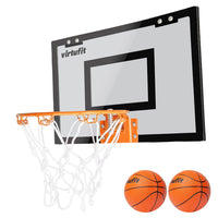 1 x RAW Customer Returns VirtuFit Pro Mini Basketball Board with 2 Balls and Pump - Black - Basketball Hoop - RRP €34.24