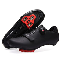 1 x RAW Customer Returns Women Men s Cycling Shoes Road Bike Shoes Compatible with SPD and Delta Pedal Lock Breathable Peloton Bicycle Shoes Black 270 - RRP €58.99