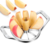 1 x RAW Customer Returns Apple cutter stainless steel apple divider for cutting apple splitter apple wedge cutter apple peeler apple divider apple piercer apple core cutter apple portioner apple corer apple corer - RRP €15.96