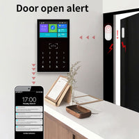 1 x RAW Customer Returns Splenssy All Touch USB Screen Wireless WIFI GSM RFID Card Burglar Alarm System Smart Home Security DIY Alarm APP Smart Life - RRP €57.99