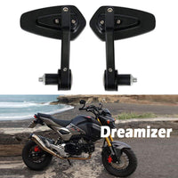 1 x RAW Customer Returns DREAMIZER 7 8 22mm Motorcycle Handlebar End Mirrors, Motorcycle Side Mirror Replacement for Z1000 Z750 MT03 MT09 FZ6 SV650 SV1000 CB1000R CBF125 Monster M696 821 - RRP €26.06