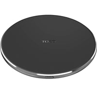 1 x RAW Customer Returns TOZO W1 Wireless Charger, 10W Qi Certification Quick Charger with Aviation Aluminum Computer Numerical Control Technology Compatible with iPhone 14, Samsung Galaxy Series no adapter  - RRP €16.99