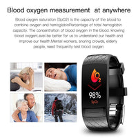 1 x RAW Customer Returns INF fitness bracelet, activity monitor, waterproof smartwatch IP67 , sports watch, measures blood pressure, blood oxygen, ECG, heart rate, distance, etc. Compatible with common smartphones - RRP €55.99