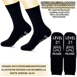 2 x Brand New RSHVSMS game socks, fun game socks, men and women anti-slip creative cotton socks, EU size 37-45, high-definition pattern, it is for game enthusiasts and players black  - RRP €20.8