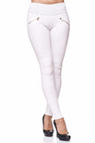 1 x RAW Customer Returns Elara Miss Anna Women s Stretch Trousers Skinny Jegging Chunkyrayan A08-9 White 38 M  - RRP €26.95