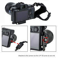 1 x RAW Customer Returns JJC System Camera Hand Strap for Sony Fujifilm Canon Nikon Olympus Panasonic Black  - RRP €31.25