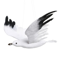 1 x RAW Customer Returns jojofuny Hanging Flying Bird Decor Flying Seagull for Bird Decoration Seagull Statue Flying Seagull Decor Home Decor Artificial Wall Decoration On The Beach Flying TABE WALL ART - RRP €23.89