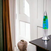 1 x RAW Customer Returns Signes Grimalt lava lamp 40cm colors blue and green - RRP €39.95