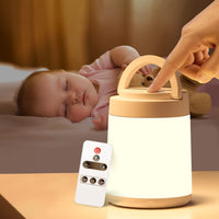 1 x RAW Customer Returns One Fire Night Light Children, 10 Colors LED Baby Nursing Light, Rechargeable Bedside Lamp Touch Dimmable with Battery, Small Lamp Battery Operated, Night Light Children s Room Baby Room Remote Control - RRP €16.8