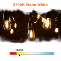 1 x RAW Customer Returns ProCrus E27 S14 LED 2W Vintage Edison Light Bulb, E27 Light Bulbs, 2700K Warm White Retro Light Bulbs, 10W Incandescent Bulbs Equivalent, for Outdoor Fairy Lights Replacement Bulb, Not Dimmable, Energy Class G,  - RRP €20.15