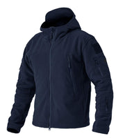 1 x RAW Customer Returns EKLENTSON Men s Windproof Jacket Windbreaker Fleece Jacket Winter with Hood and Multi-Pockets, Navy, XXL  - RRP €58.46