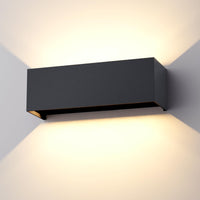 1 x RAW Customer Returns Klighten 30W outdoor lamp, outdoor wall light, anthracite, outdoor light, outdoor lamp, wall UP down, IP65, wall lights indoor outdoor with adjustable beam angle, for living room, garden, warm white 3000K - RRP €56.99