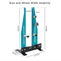 1 x RAW Customer Returns Mimoke bicycle truing stand for 16 - 29 wheels bicycle calibration stand wheel maintenance rim correction stand wheel width 90MM-150MM  - RRP €89.95