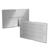 1 x RAW Customer Returns Eversteel The Hodlers Plate Bitcoin Crypto Wallet Seed Storage Steel Plate Crypto Steel - RRP €70.58