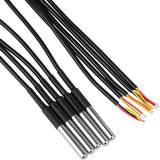 1 x RAW Customer Returns 10 pieces waterproof cable for temperature sensor DS18B20, 3m, suitable for Arduino Raspberry Pi thermocouple thermometer - RRP €26.21