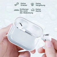 2 x RAW Customer Returns GuiGui DaMoWang Suitable for AirPods Pro 2 case, transparent TPU case, imported Bayer silicone softshell - RRP €16.1