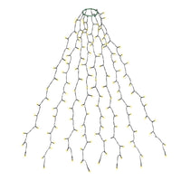 1 x RAW Customer Returns SALCAR 2m Christmas tree lighting with ring and 8 garlands, 280 LED throw light chain Christmas tree for 150cm, 180cm, 210cm, 240cm fir tree - warm white - RRP €29.99