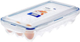 1 x RAW Customer Returns Lock Lock Egg Multifunctional Transport Box for 18 Eggs, Transparent Blue - RRP €14.72