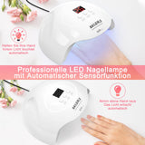 2 x RAW Customer Returns Nailgirls UV LED Nail Lamp, 36W LED Lamp with 3 Timers, 18 Light Beads, LED UV Lamp with Auto Sensor, LCD Display Plate, LED UV Lamp for Gel Nails, Fingers Toes, - RRP €45.6