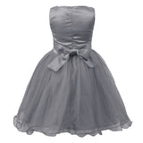 1 x RAW Customer Returns JerrisApparel Little Girl Sequin Flower Wedding Banquet Party Child Dress 6 Years, Gray  - RRP €24.99