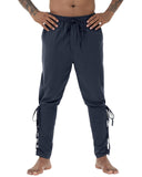 1 x RAW Customer Returns NANAMEEI Viking Renaissance Steampunk Casual Trousers Men s Renaissance Steampunk Casual Trousers Men s Viking Trousers Men s Renaissance Vintage Trousers Men s Navy L - RRP €26.21